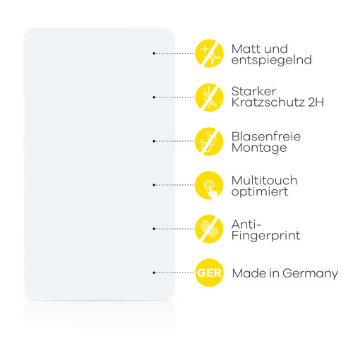 Schutzfolie matt für garmin - schutzfolie,